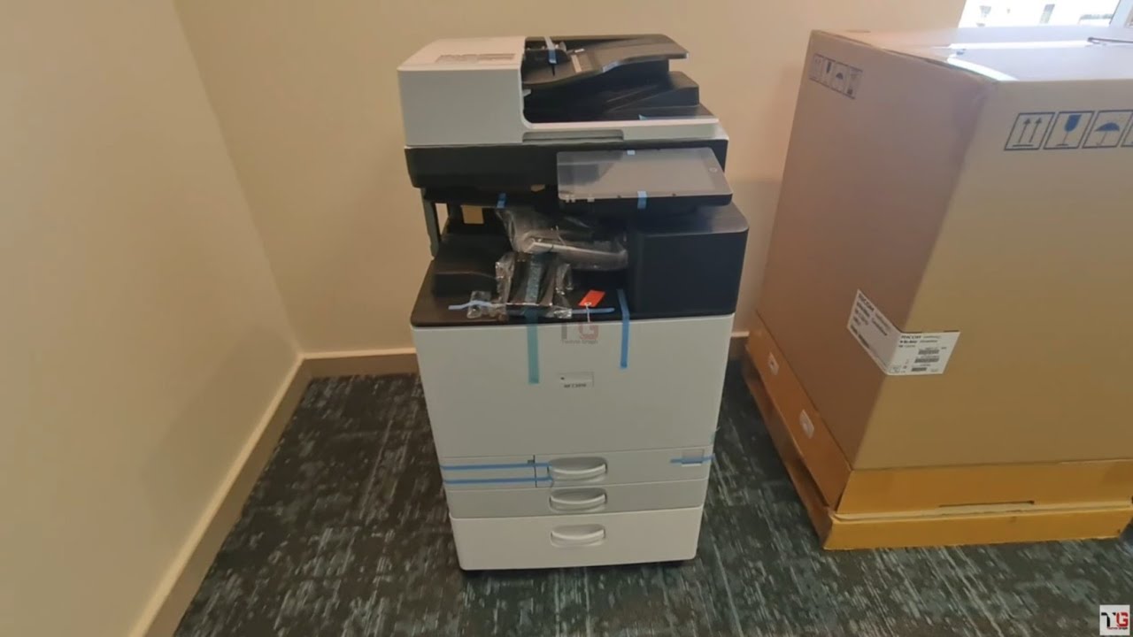 Ricoh IM C2010 Unboxing And Installation | Multifunction Printer