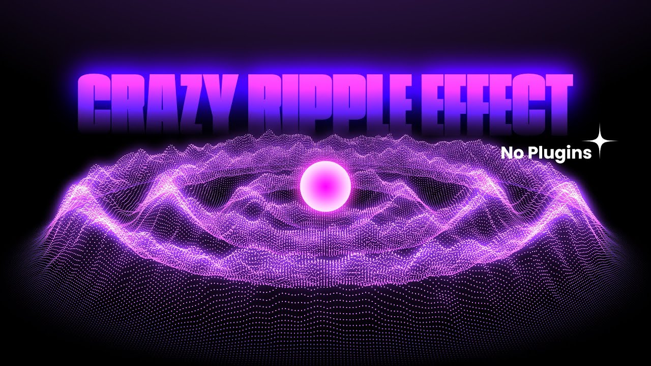 Ripple Effect in Adobe After Effects. No Plugins!