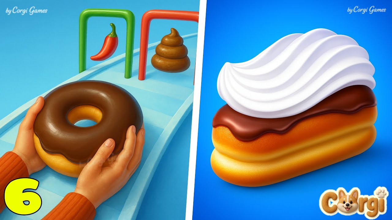 Perfect Cream 🆚 Bakery Stack - All Levels Satisfying Walkthrough Gameplay | PART 6
