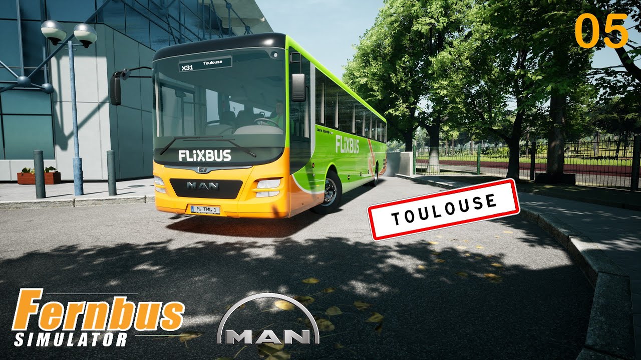 Fernbus | Ep05 | En direction de Toulouse en MAN Lion's Intercity !