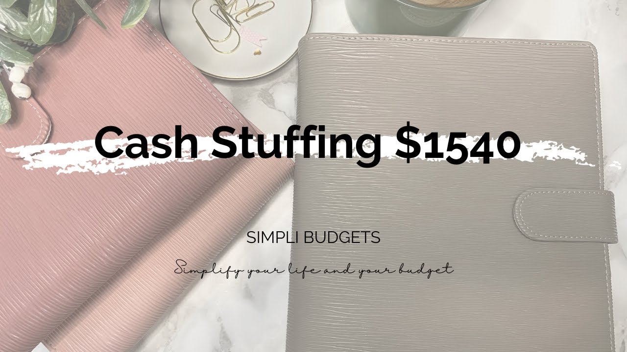 Cash Stuffing $1540 |  Feb 28th and March 6th | #canadiancurrency #budgeting #cashstuffing