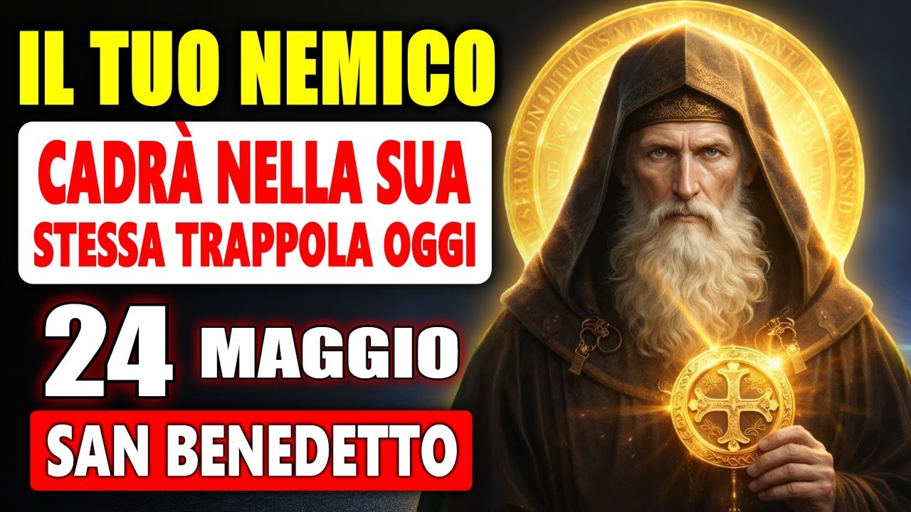 🔴 I TUOI NEMICI CADRANNO NELLA LORO TRAPPOLA  Potente Preghiera a San Benedetto