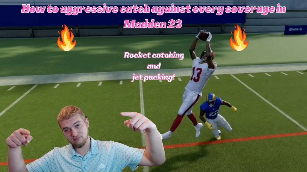 How to aggressive catch against every coverage in Madden 23! Rocket Catching and Jetpacking tutorial
