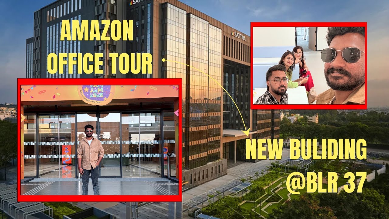 New Amazon Headquarters in Banglore 😍 | Office Tour | Sattva Horizon | Funny Vlog by Pawan 😉