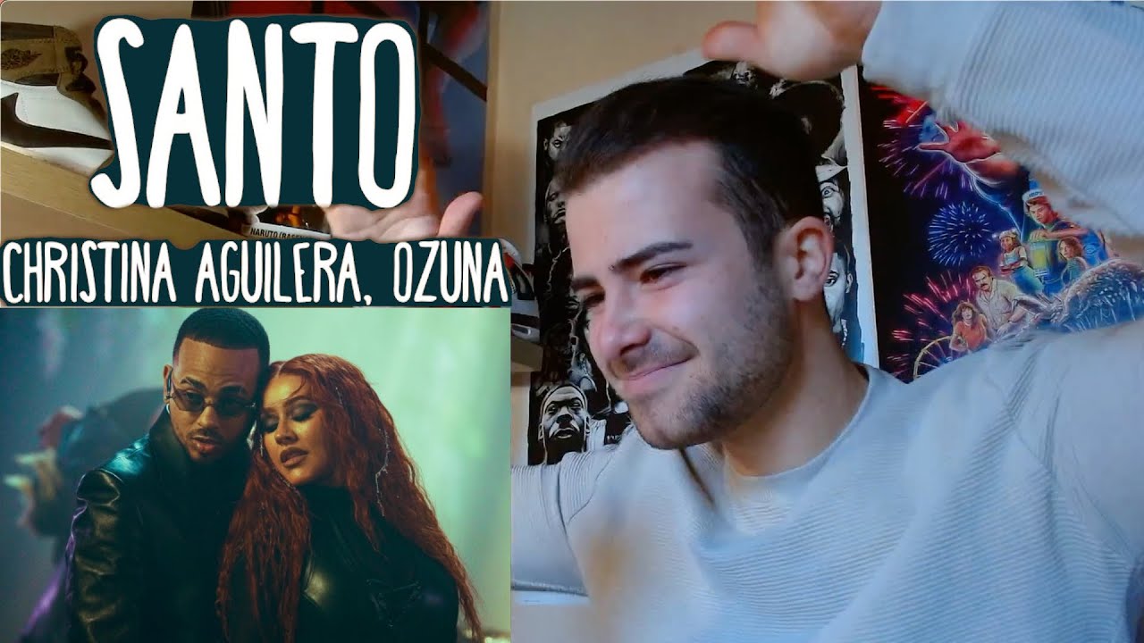 (REACCION) Christina Aguilera, Ozuna - Santo (Official Video)