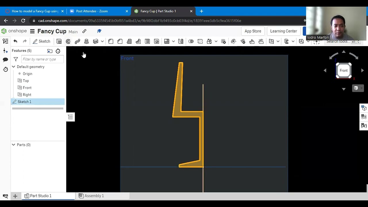 Fancy Cup 3D modelling
