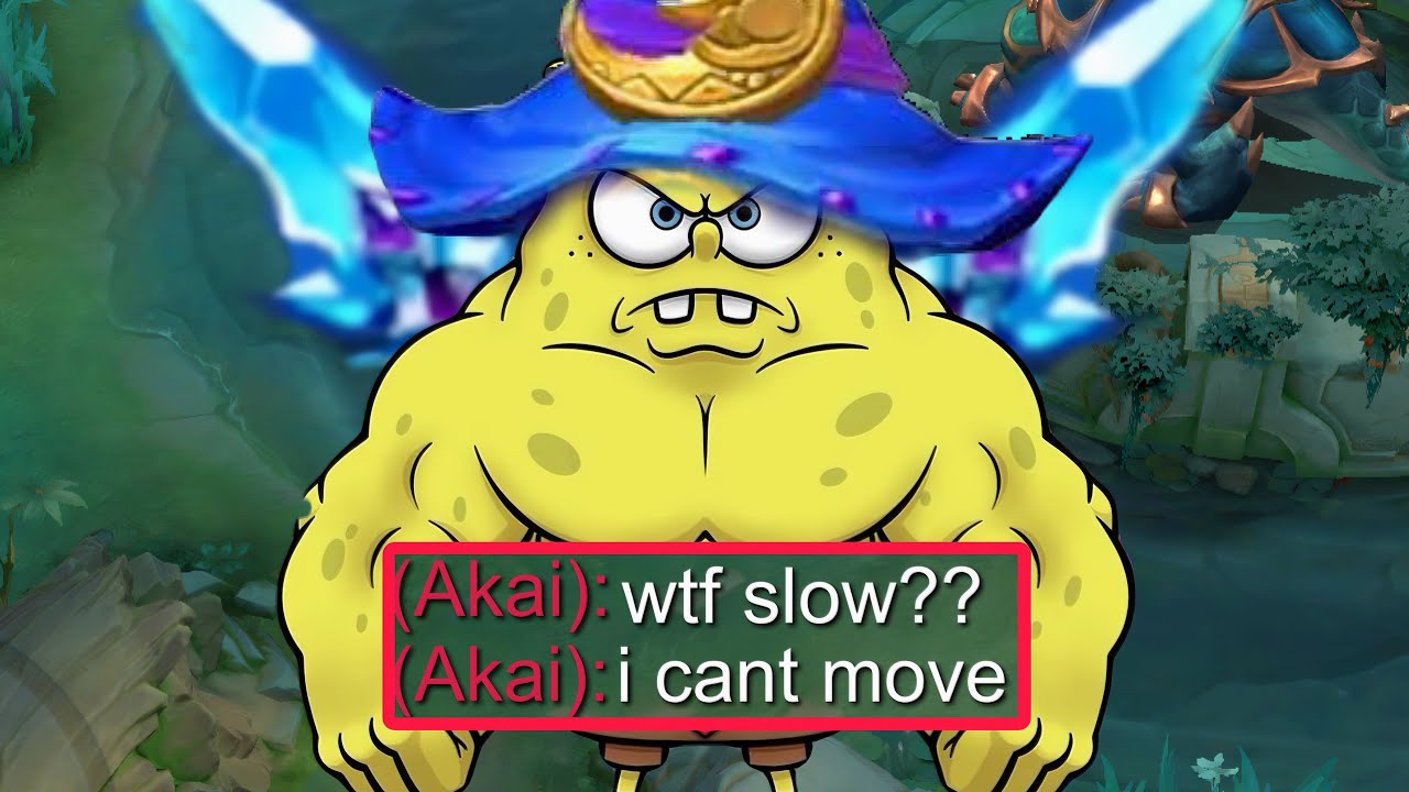 NEW CYCLOPS SPONGEBOB ICE QUEEN WAND BUILD ANTI TANK!🧊(brokennnn)