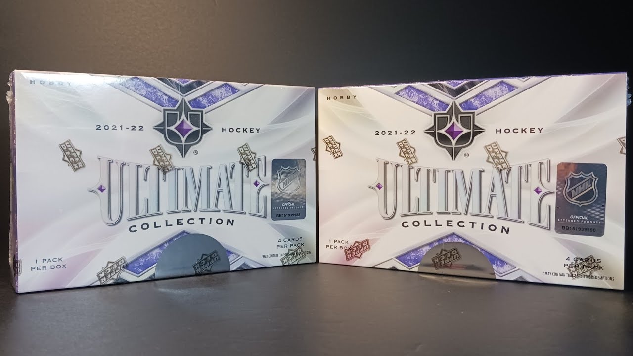 🆕️ 🏒 🥅 2021-22 UPPER DECK ULTIMATE COLLECTION 🚨🚨 (x2) BOX HOCKEY BREAK #nhl #upperdeck #hockeycards