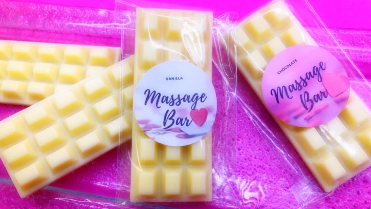 DIY MASSAGE BARS | HOW TO MAKE SOLID BODY BUTTER | how to make a massage bareasy massage bar recipe
