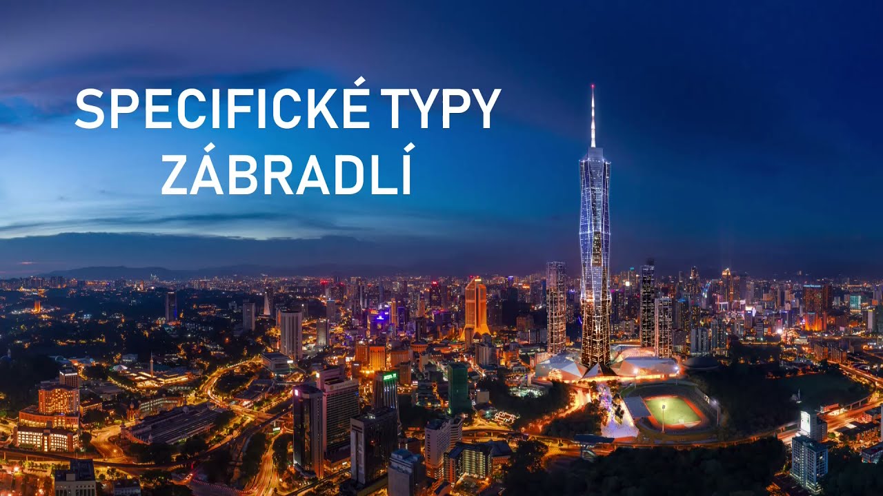 Specifické typy zábradlí