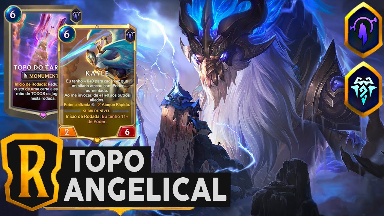 STATUS GIGANTESCOS CUSTO 0 🗻 TOPO DO TARGON | AURELION SOL KAYLE DECK LEGENDS OF RUNETERRA GAMEPLAY