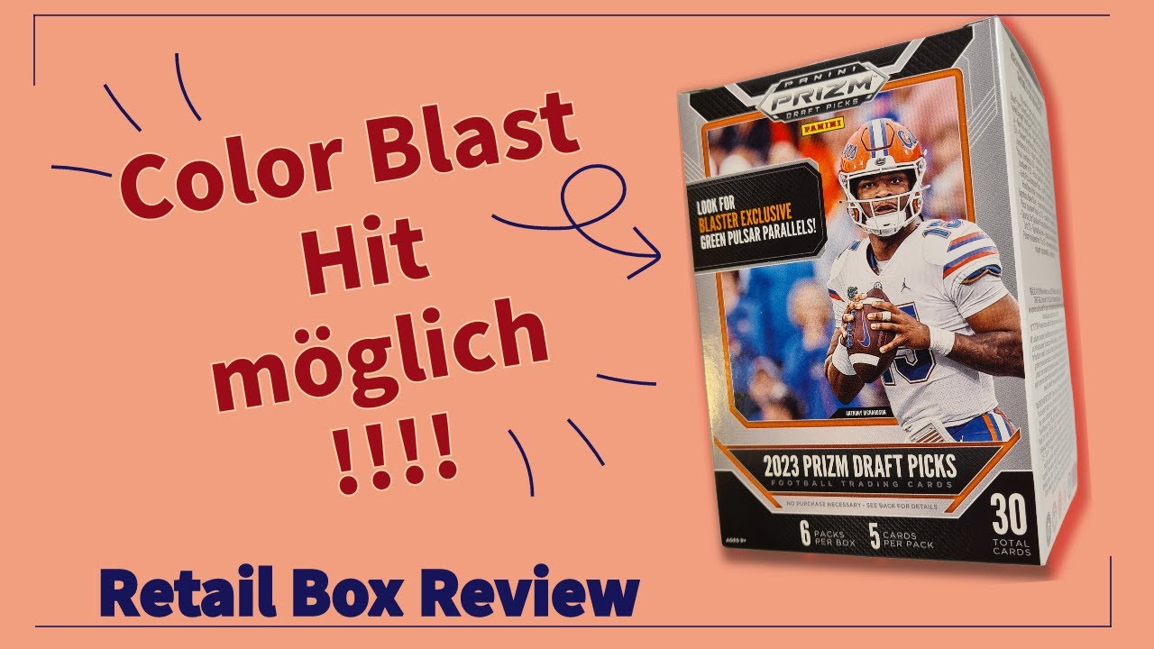 Panini PRIZM Draft Picks 2023 Retail Box Review #' HIT 🎯 - Sehr hohes Ceiling!!