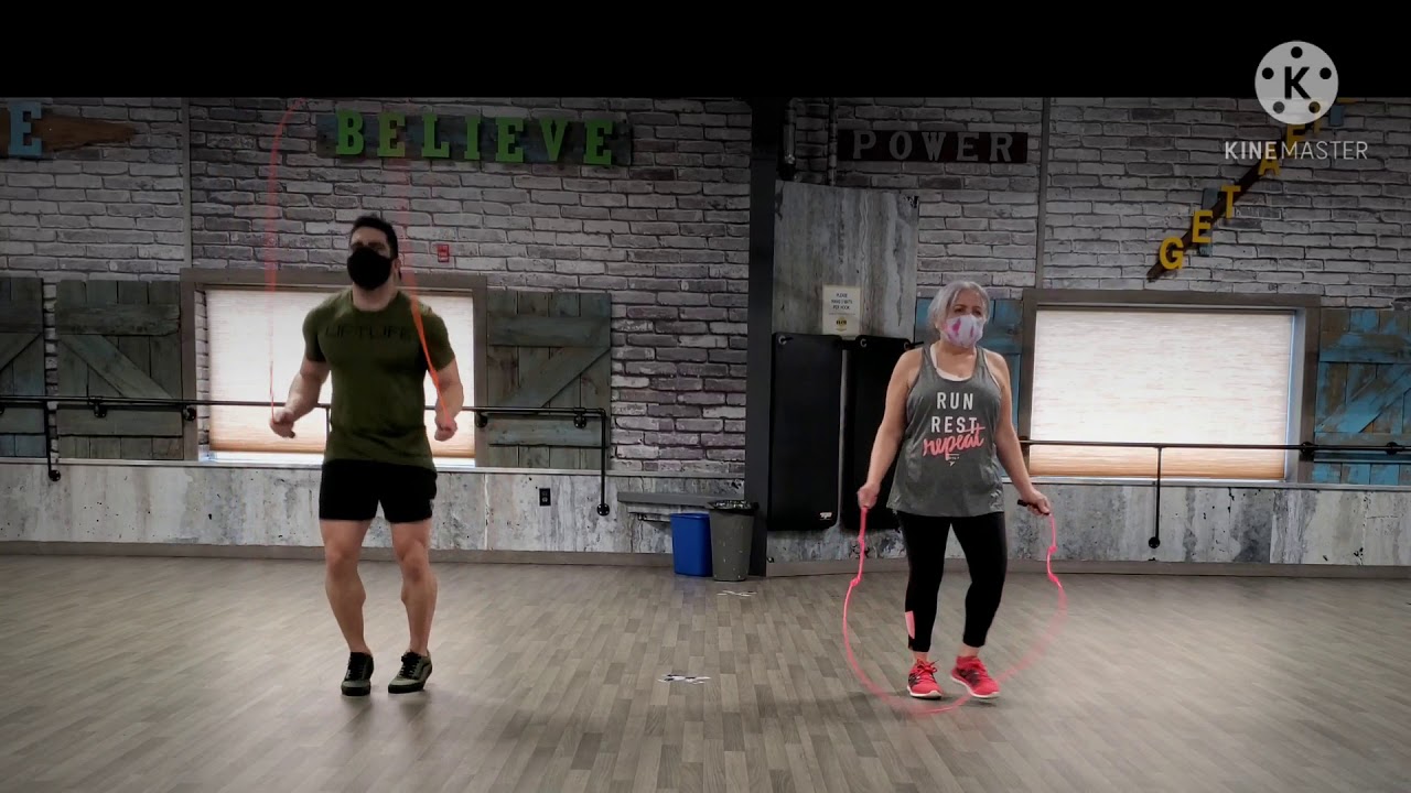 Post workout jump rope session with my mom