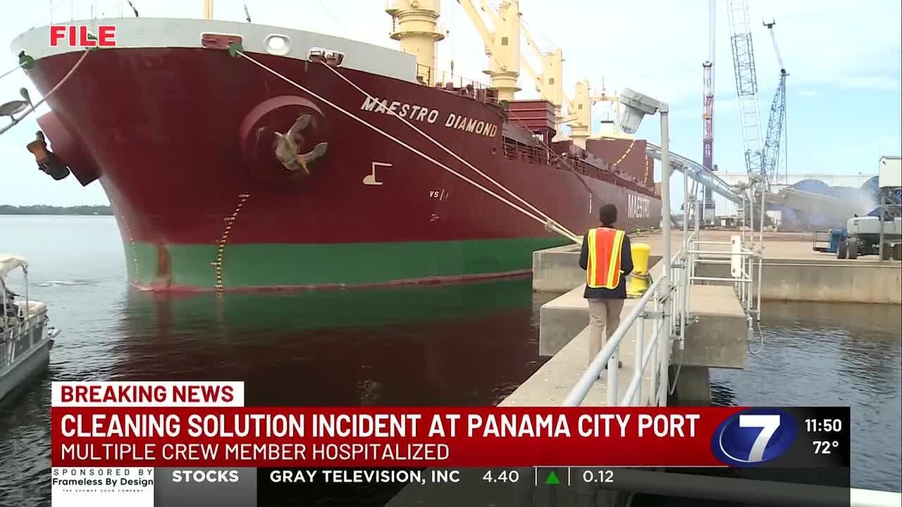 Cleaning solution incident at Port Panama City