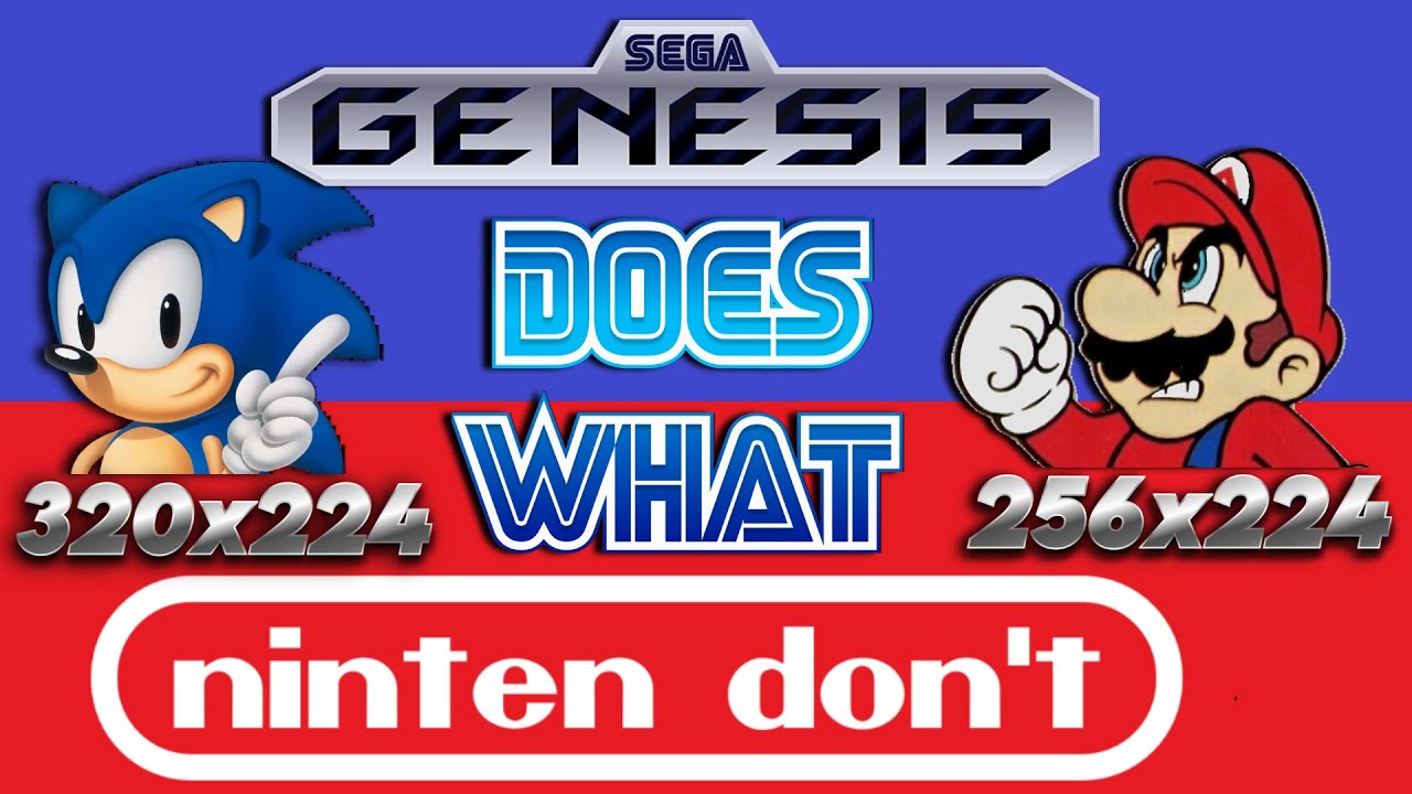SNES vs Genesis screen resolution
