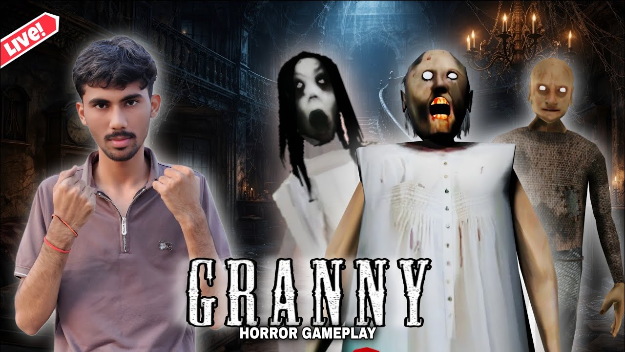 🔴 GRANNY-1 | GRANNY GAME PLAY 😱😡#shorts #shortsfeed #shortslive#gaming #granny #horror