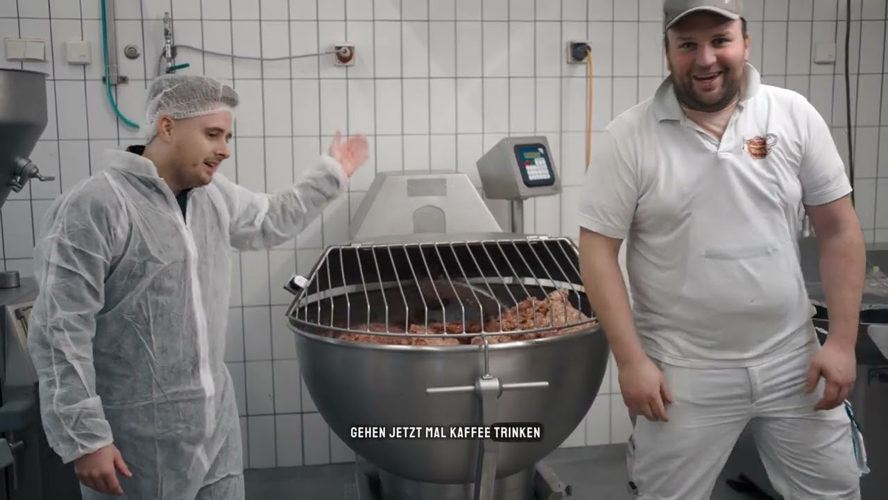 200Kg mit einer Stork & Herrmann Mengmaschine mengen