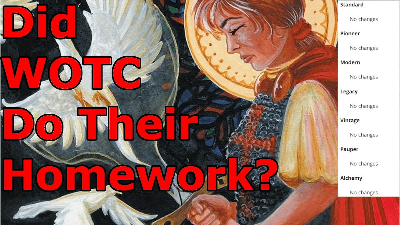 NO CHANGES.  March 23 B&R Update Legacy MTG