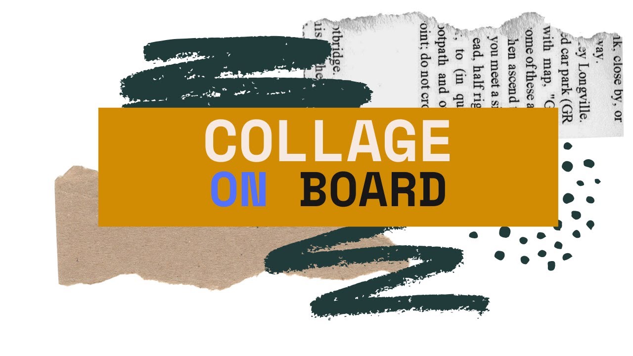 Collage on wood | Which papers? Which glue? Which substrate? Composition tips