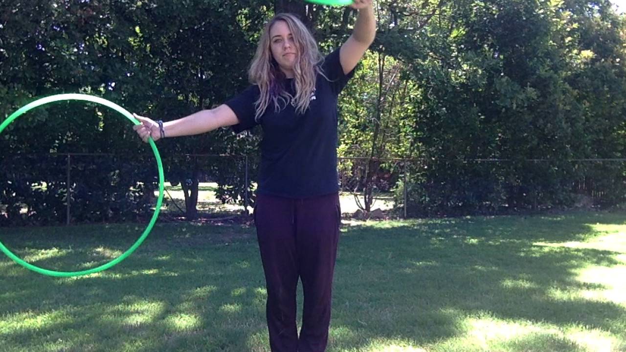 Hoop Tutorial: Antispin 4-Petal Flower vs. Extension Hybrid with Double Hoops