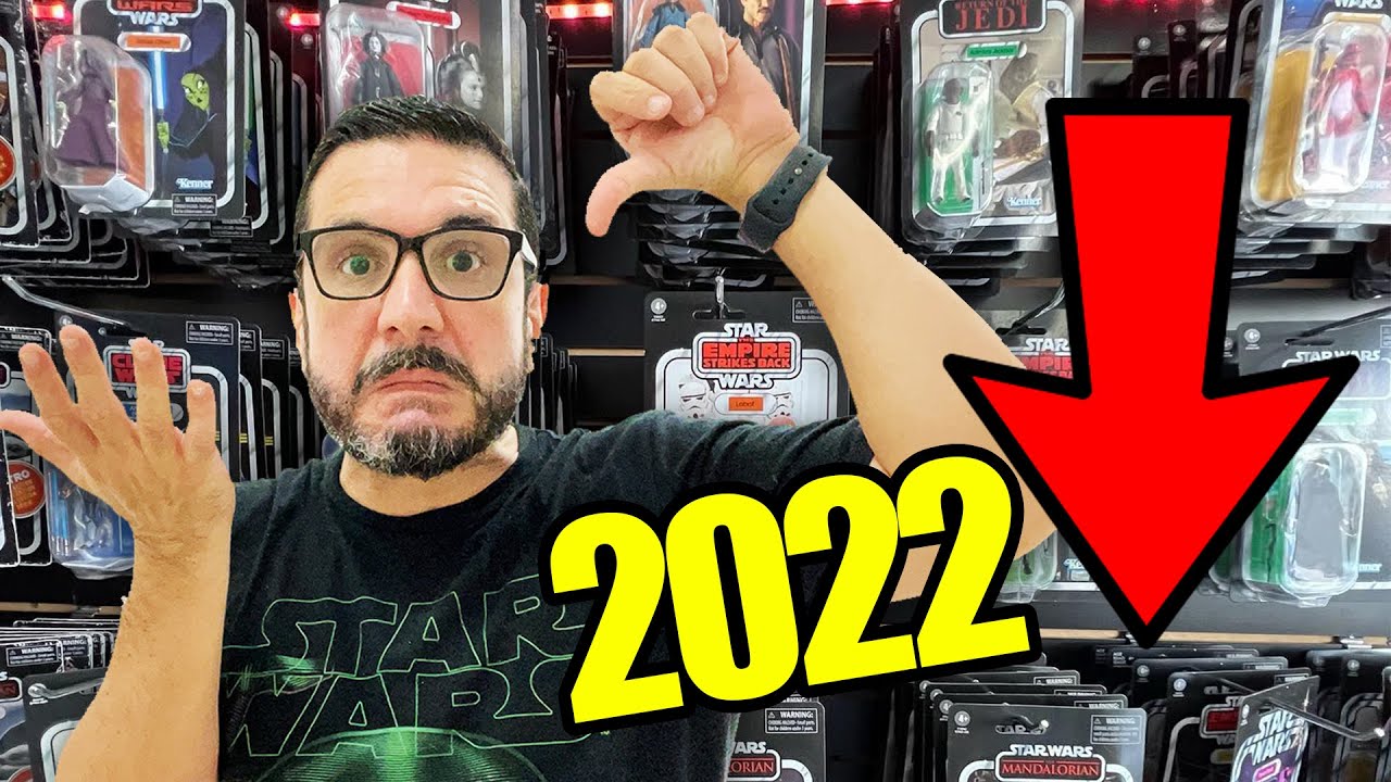 LAS FIGURAS MENOS VENDIDAS DEL 2O22; BLACK SERIES Y VINTAGE COLLECTION