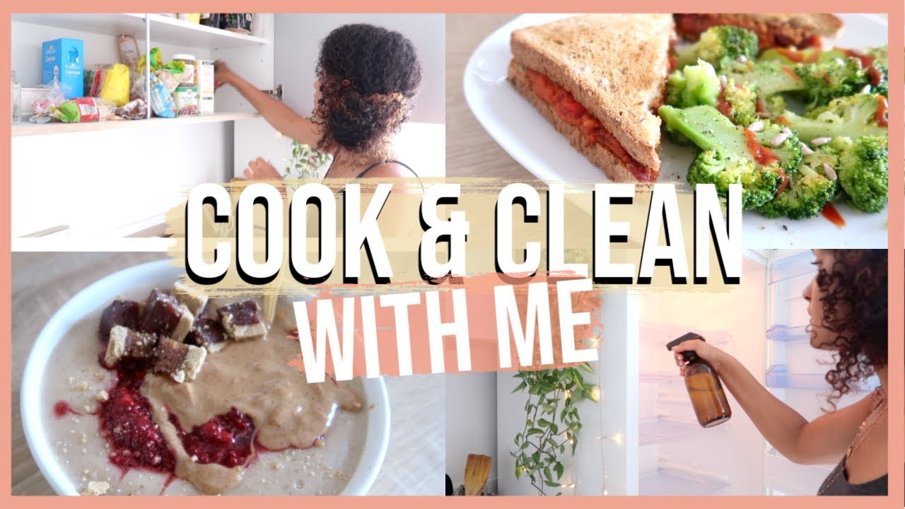 GROS MÉNAGE & ORGANISATION DE MA CUISINE // + PRÉPARATION REPAS