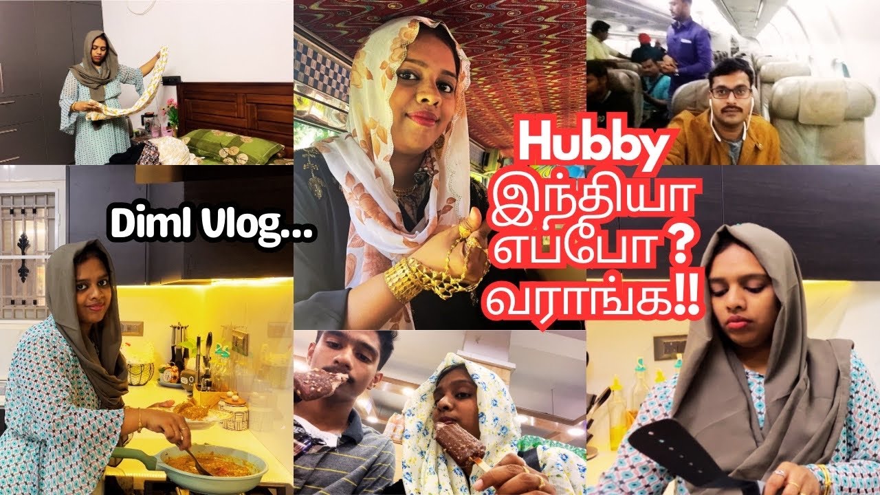 என்னுடைய Hubby இந்தியா எப்போ வராங்க‼️ என்னை பத்தி தெரிஞ்சுக்க ஆசைப்பட்டதை தெரிஞ்சுக்கலாமா? Diml vlog