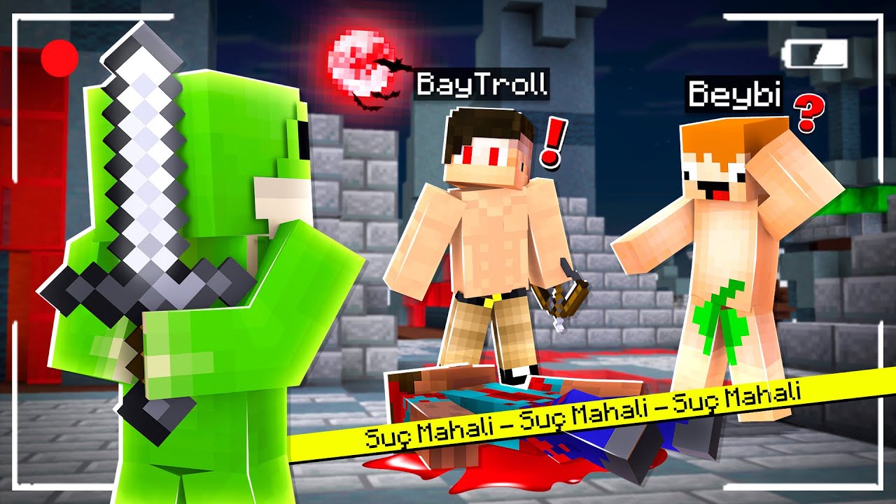 EKİPLE KATİL KİM OYNADIK! ft.Beybi.BayTroll - Minecraft Katil Kim