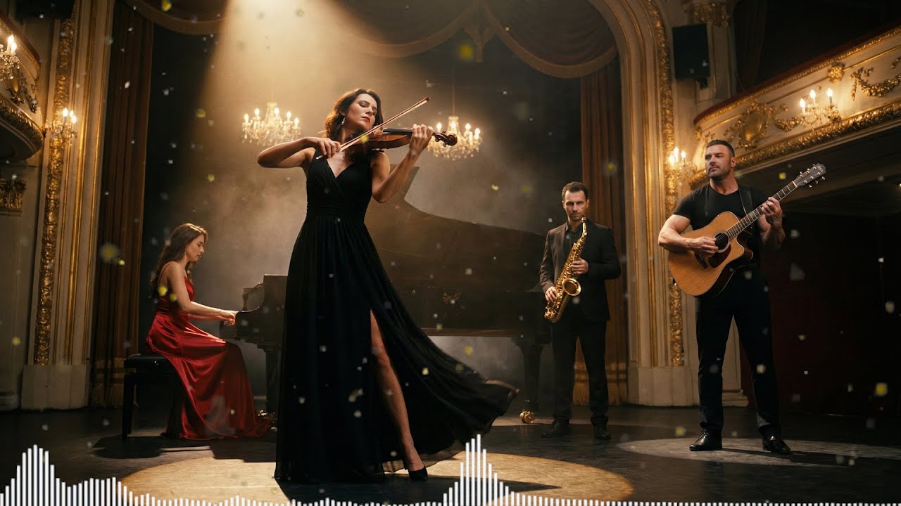 When Love Becomes Silence — Deep Romantic Saxophone, Violin & Piano for Sleep & Healing