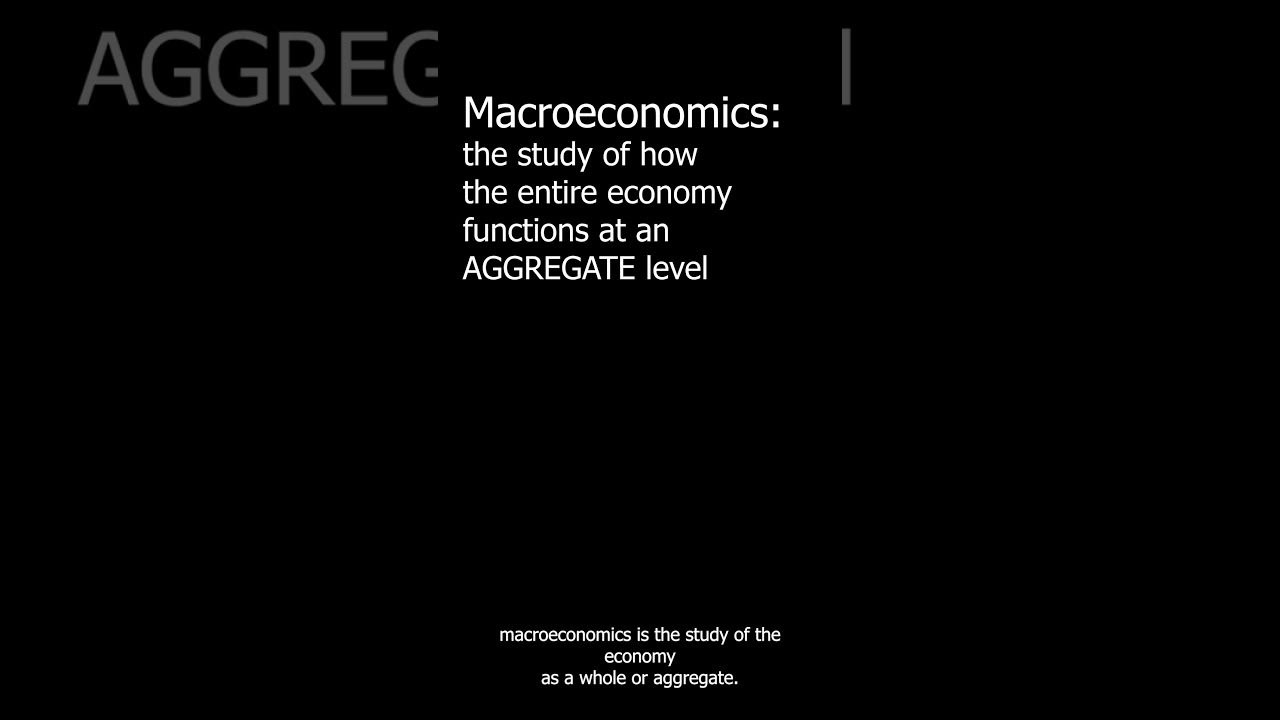 What is Macroeconomics?