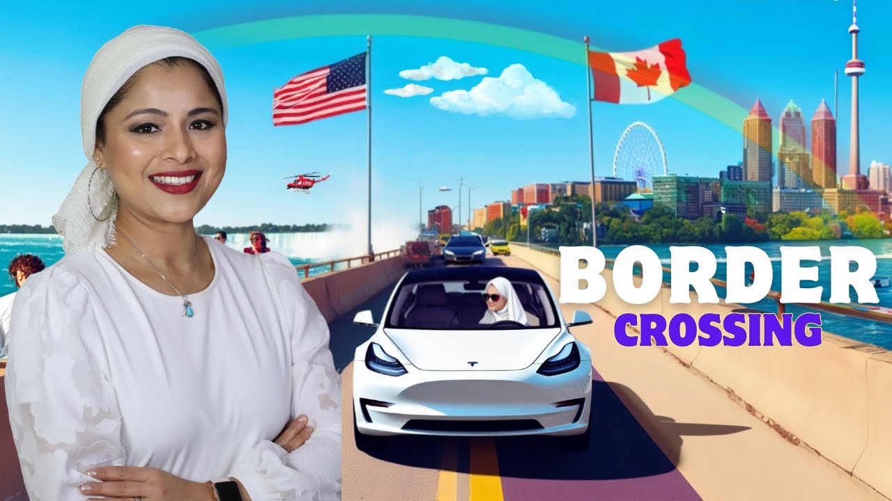 Border Crossing Niagara Falls in my TESLA | US-Canada Immigration Questions