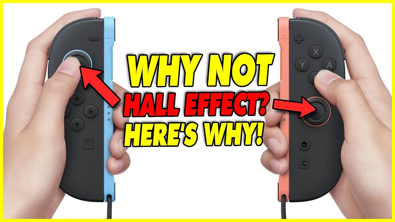 ПОЧЕМУ Nintendo отказывается использовать стики с эффектом Холла в джойконах Switch 2