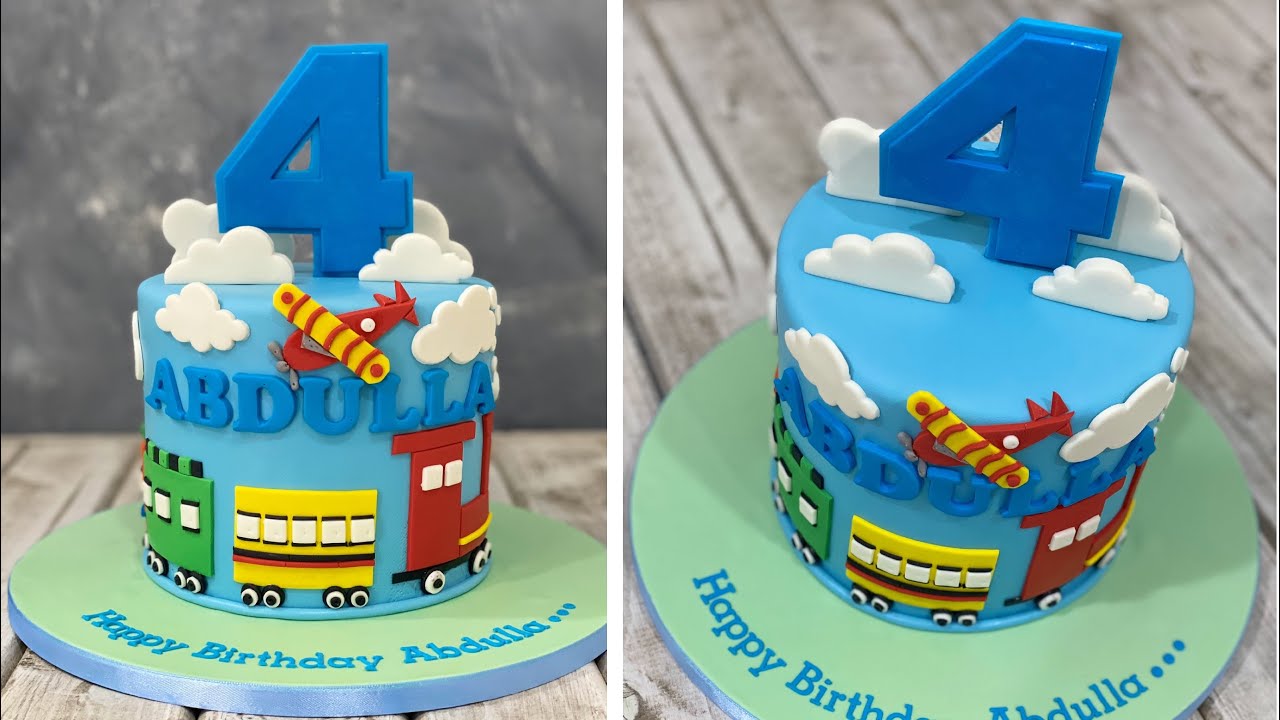 Transportation Cake