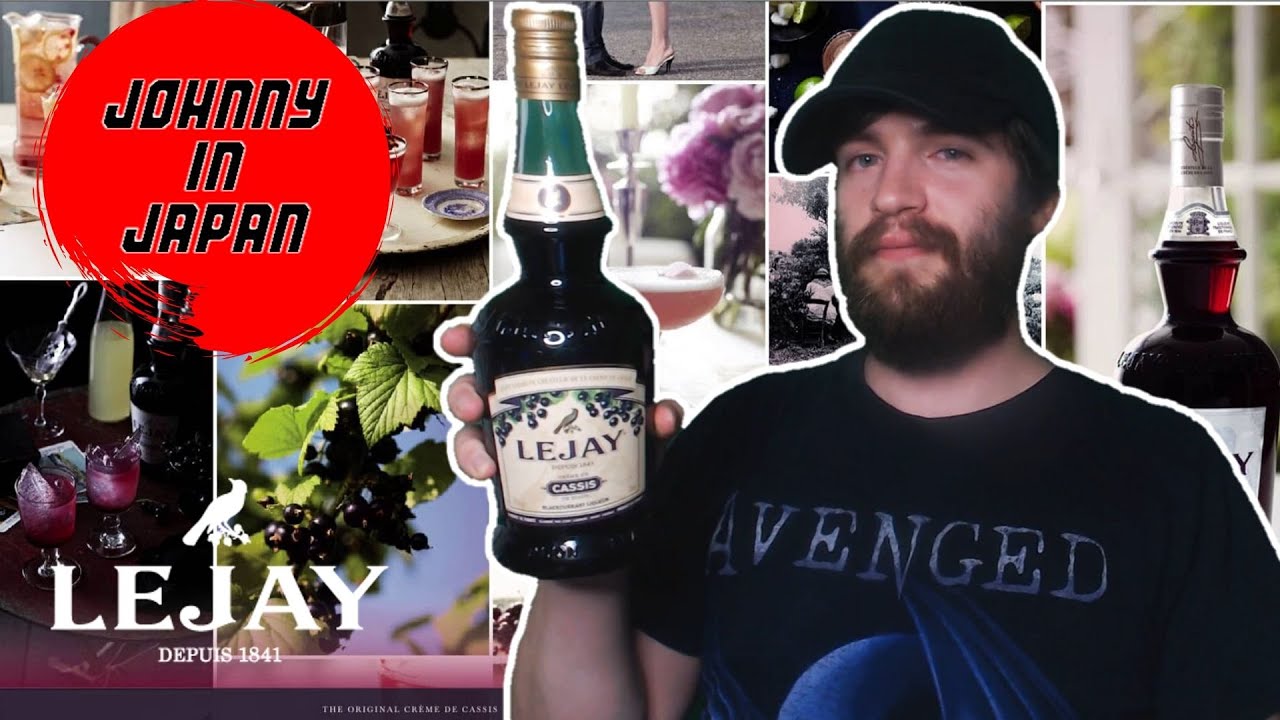 Lejay Creme De Cassis Blackcurrant Liqueur First Time Taste Test | Drinkin' With Johnny