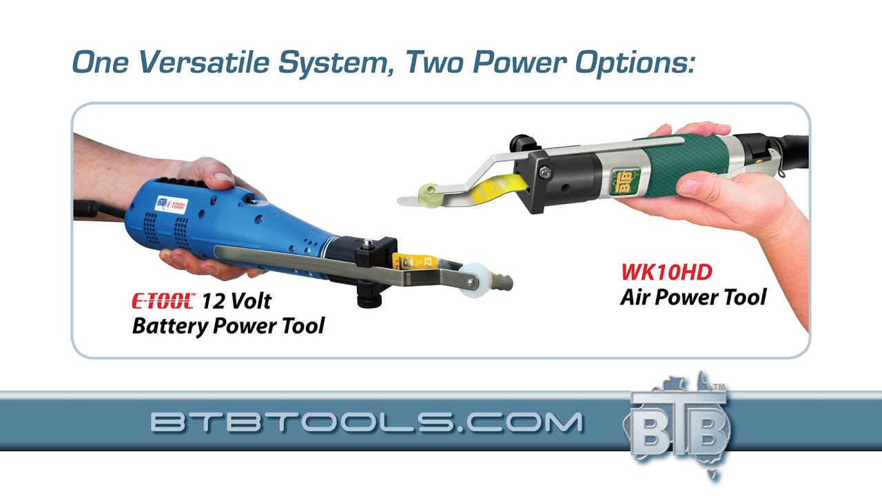 BTB Tools - (Italiana) BTB Air & Battery Power Windshield Removal Tool