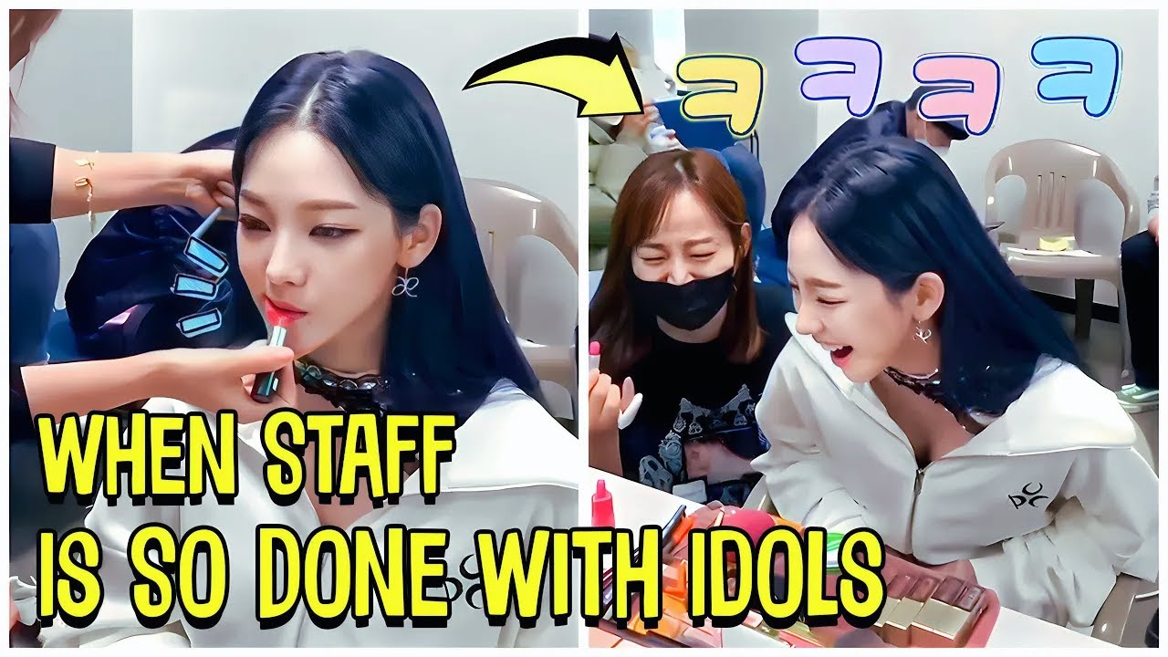 When Manager And Staff Is So Done With Kpop Idols