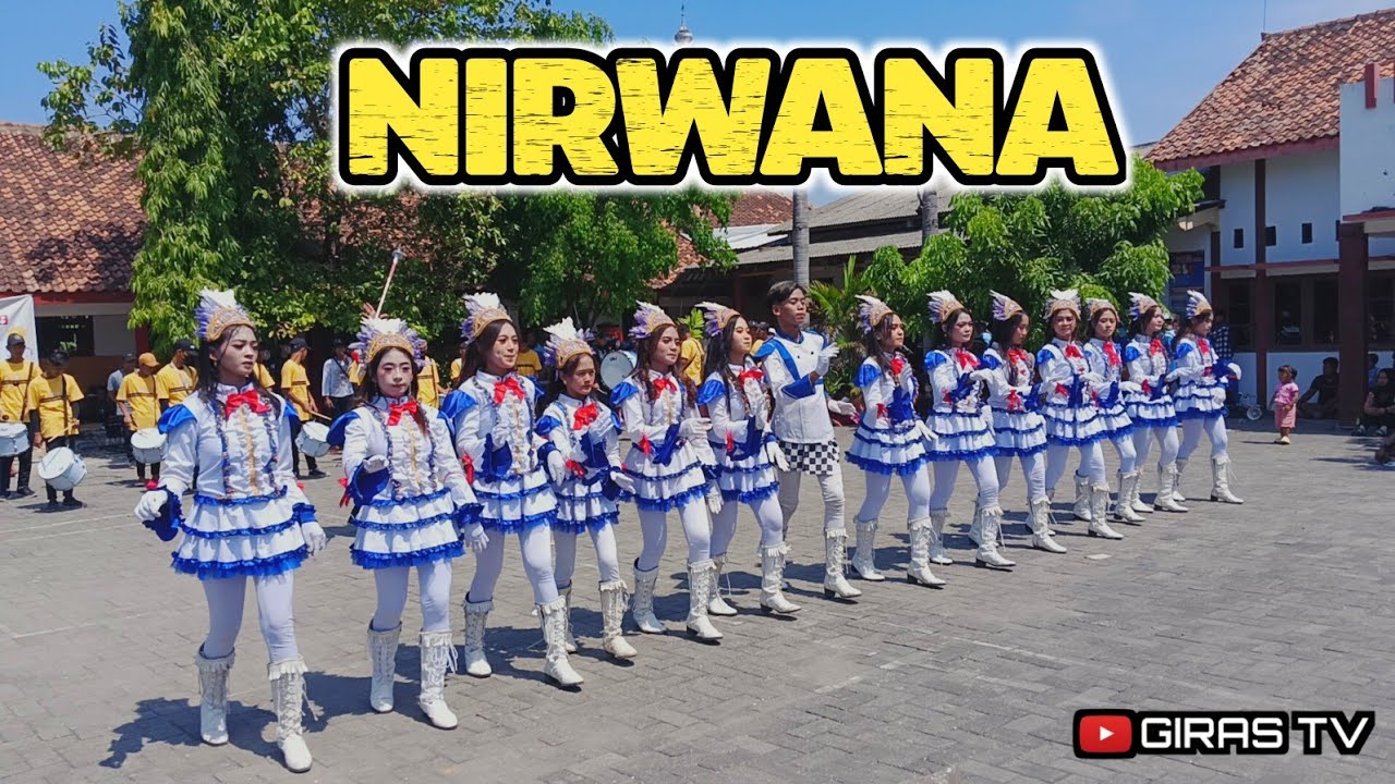MEMUKAU! Drumband Nirwana Tampil Di SD N 5 Karangawen