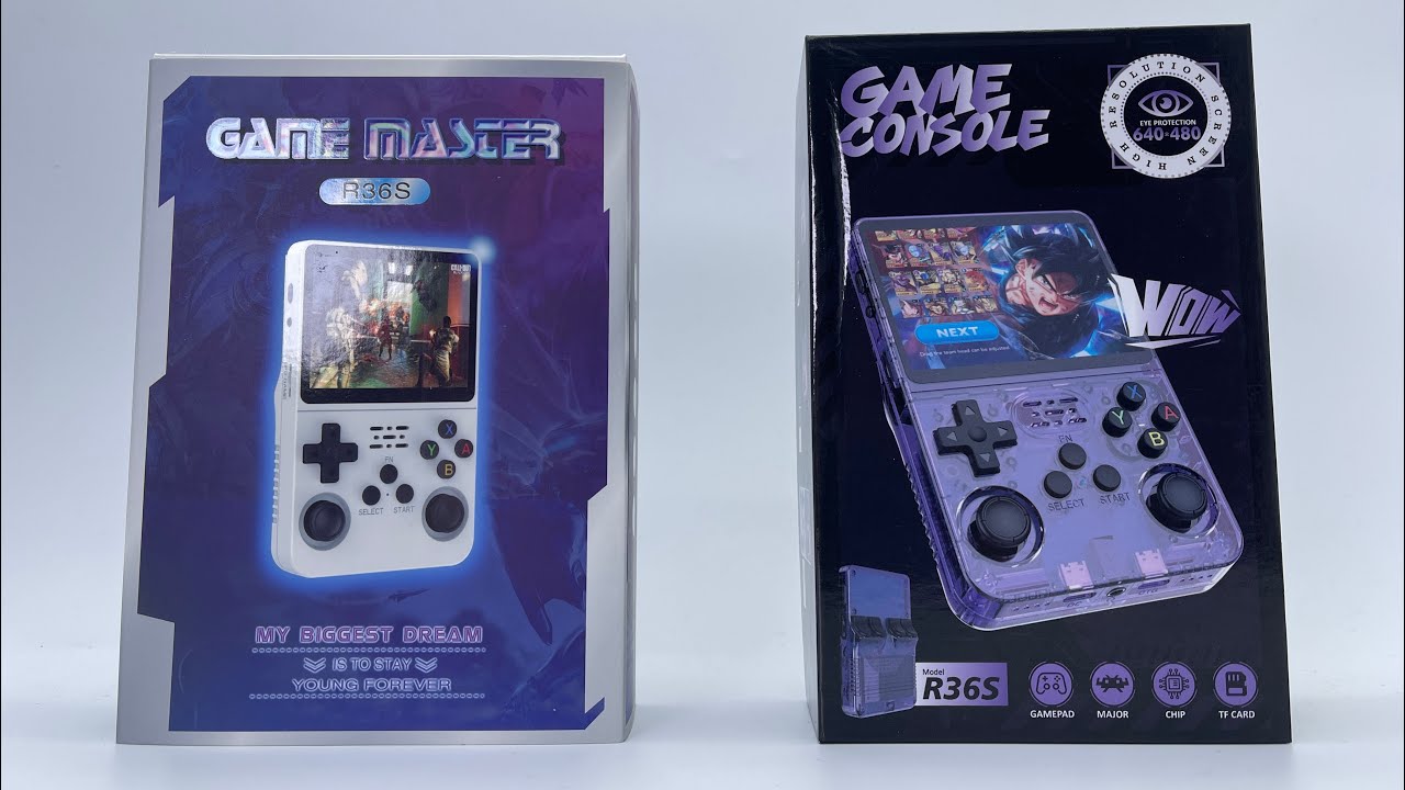 R36S Mini Handheld Game Console