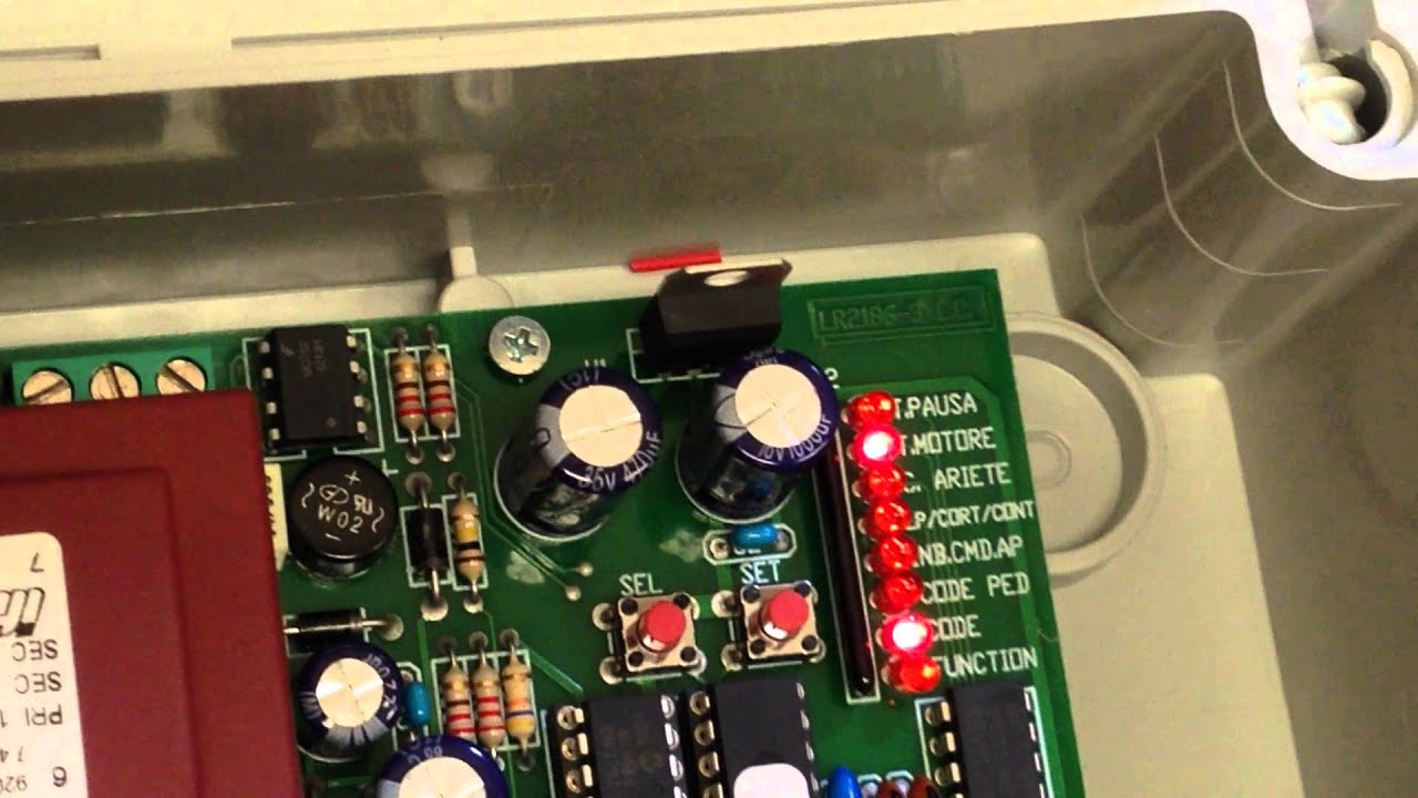 Como programar la Central electronica L1 2186 AUTOMATEASY