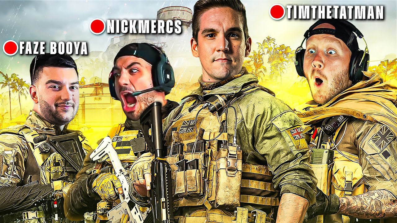 DOMINATING WARZONE w/ NickMercs, TimTheTatman & FaZe Booya