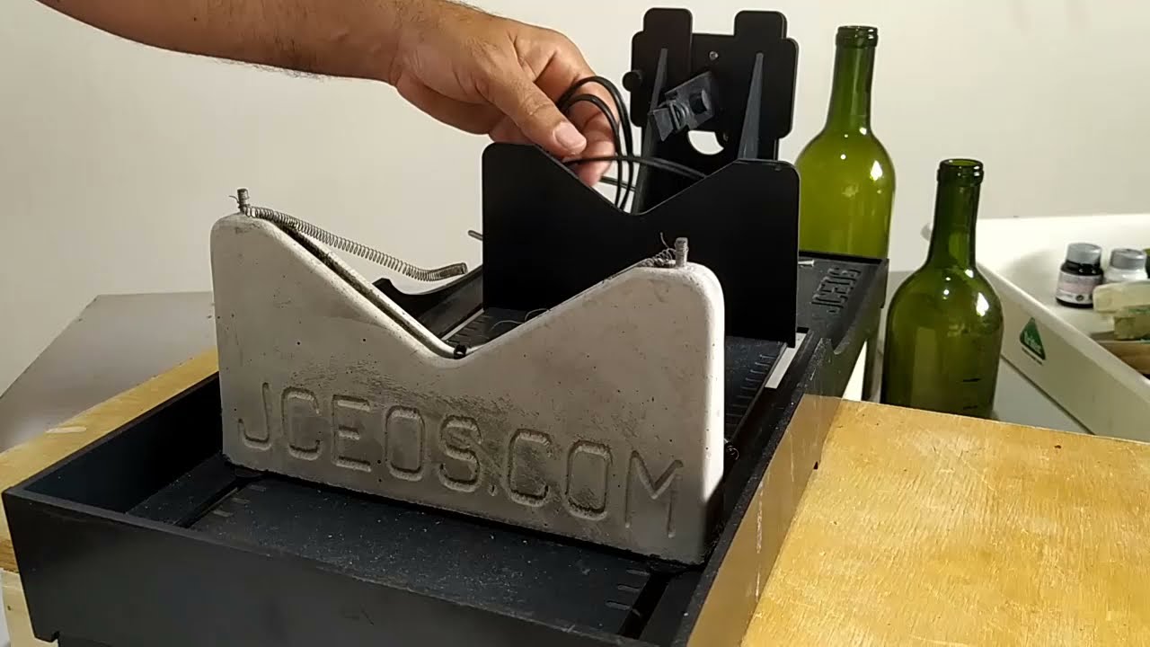 Instalação da resistência na cortadora de garrafas elétrica JCEOS,  Corta fácil.