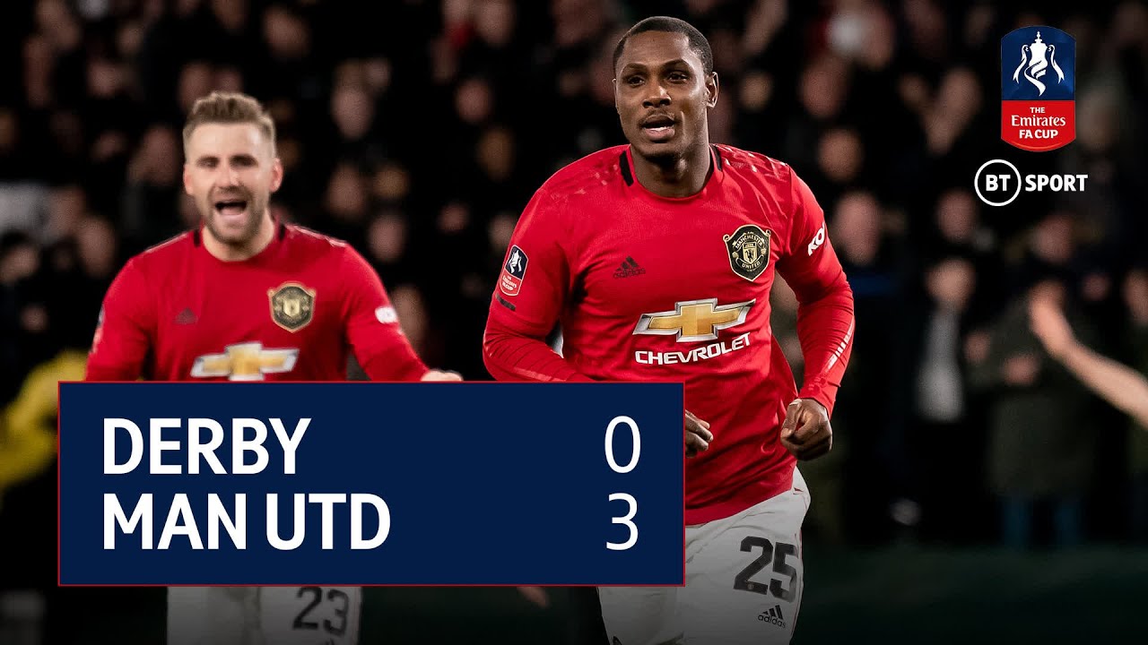Derby County vs Man Utd (0-3) | Emirates FA Cup highlights