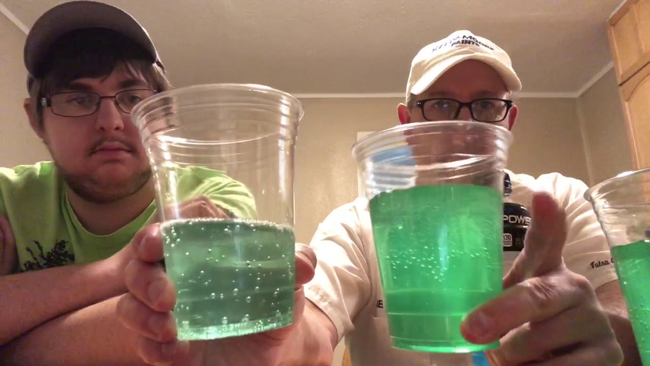 Baja Blast Mtn Dew comparison to Blue Powerade mixed with Regular Mtn Dew # The Beer Review Guy