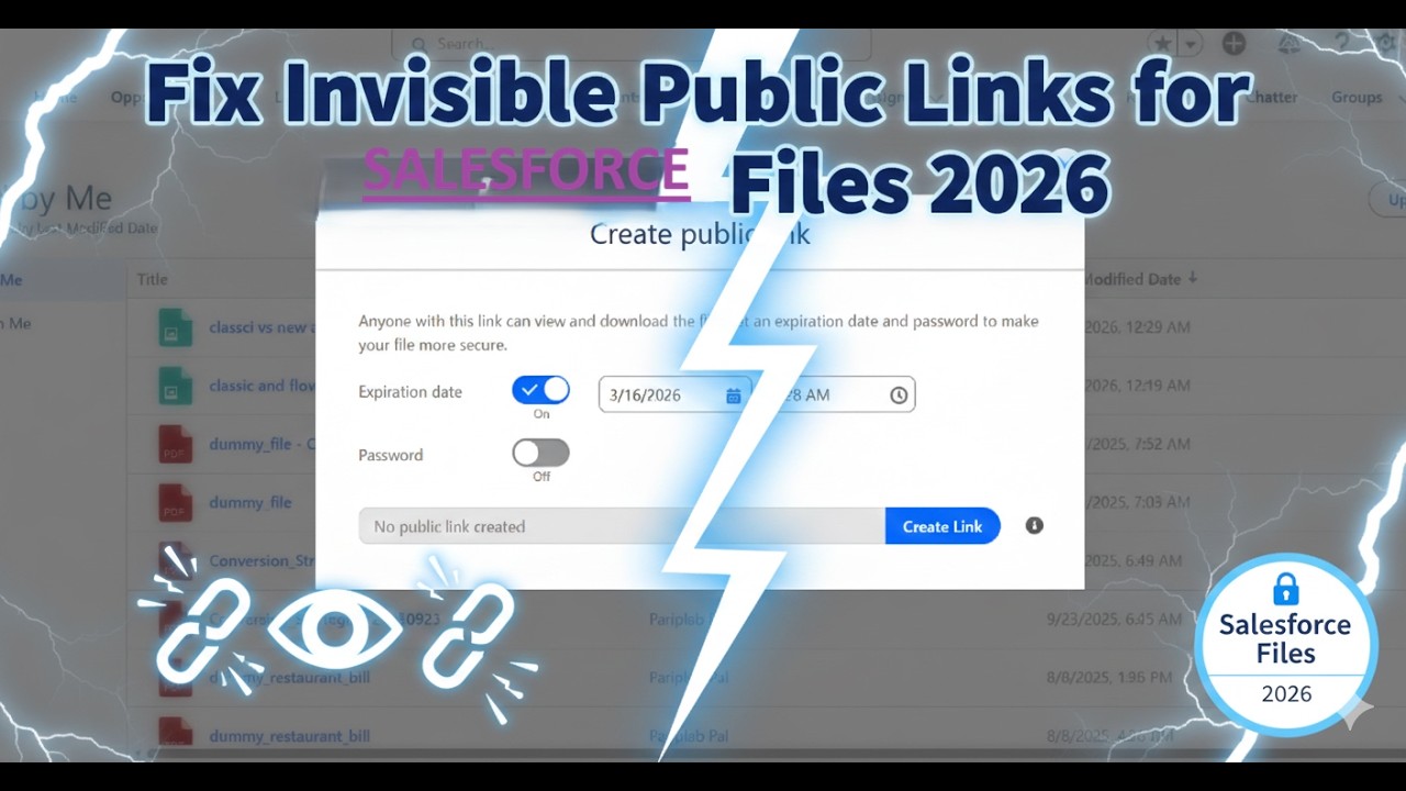 OOTB41: Исправление невидимых публичных ссылок для файлов Salesforce 2026 || Включение разрешения...
