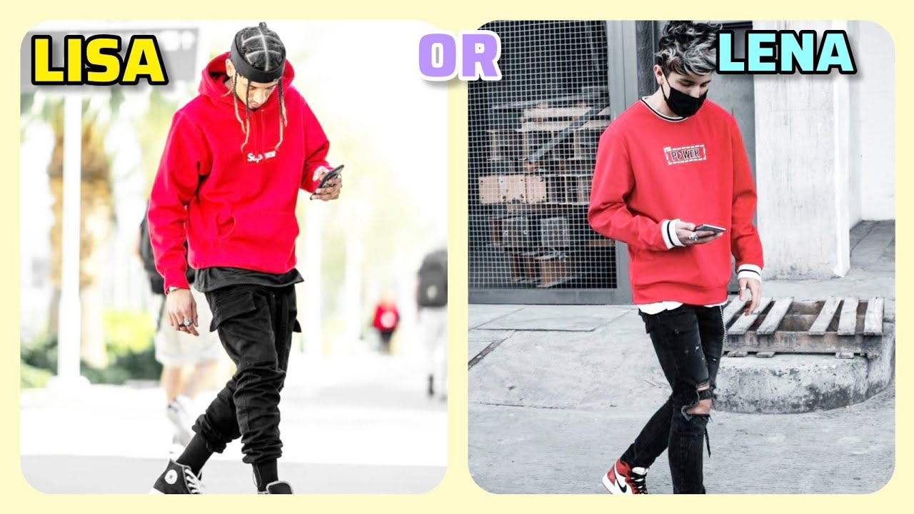 LISA OR LENA - Boys style  #lisa #lena #lenali #trending