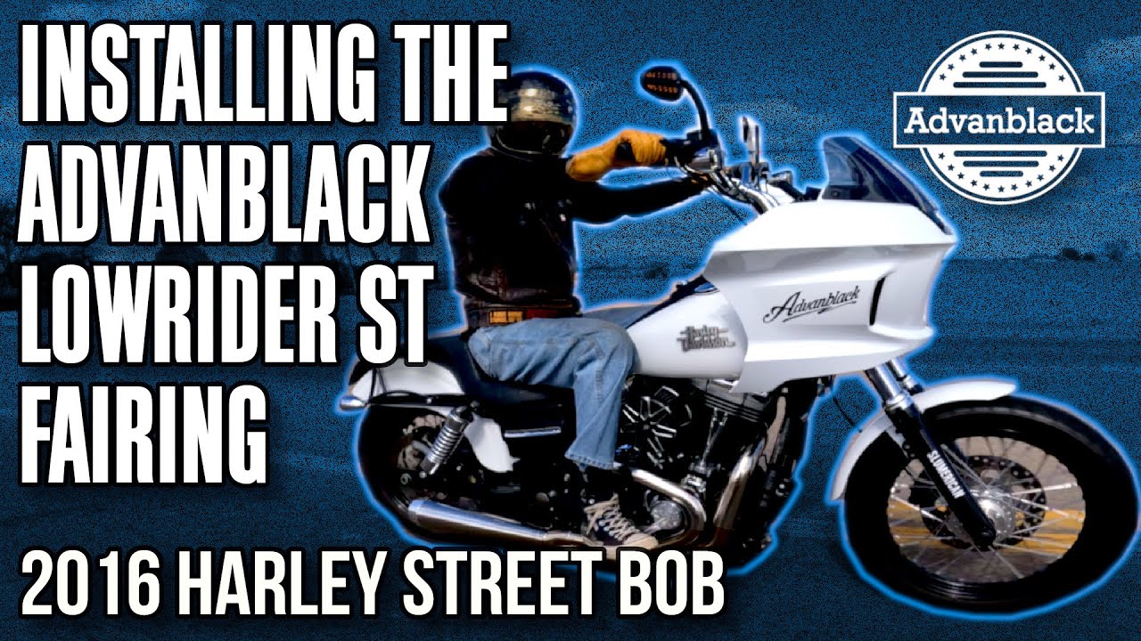 Installing the Advanblack Lowrider ST Fairing - 2016 Harley Street Bob