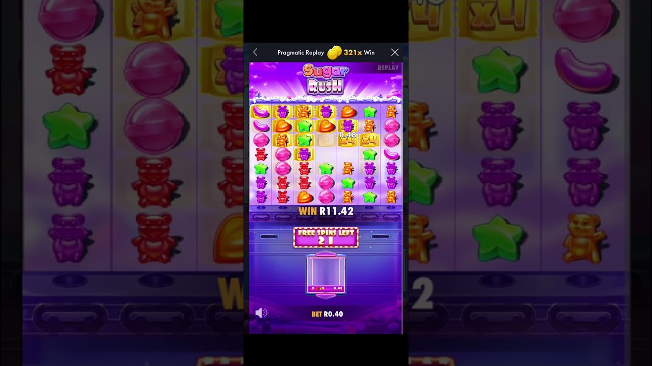 SUGAR RUSH, WHAT THE HELL??? DOUBLE RETRIGGER...