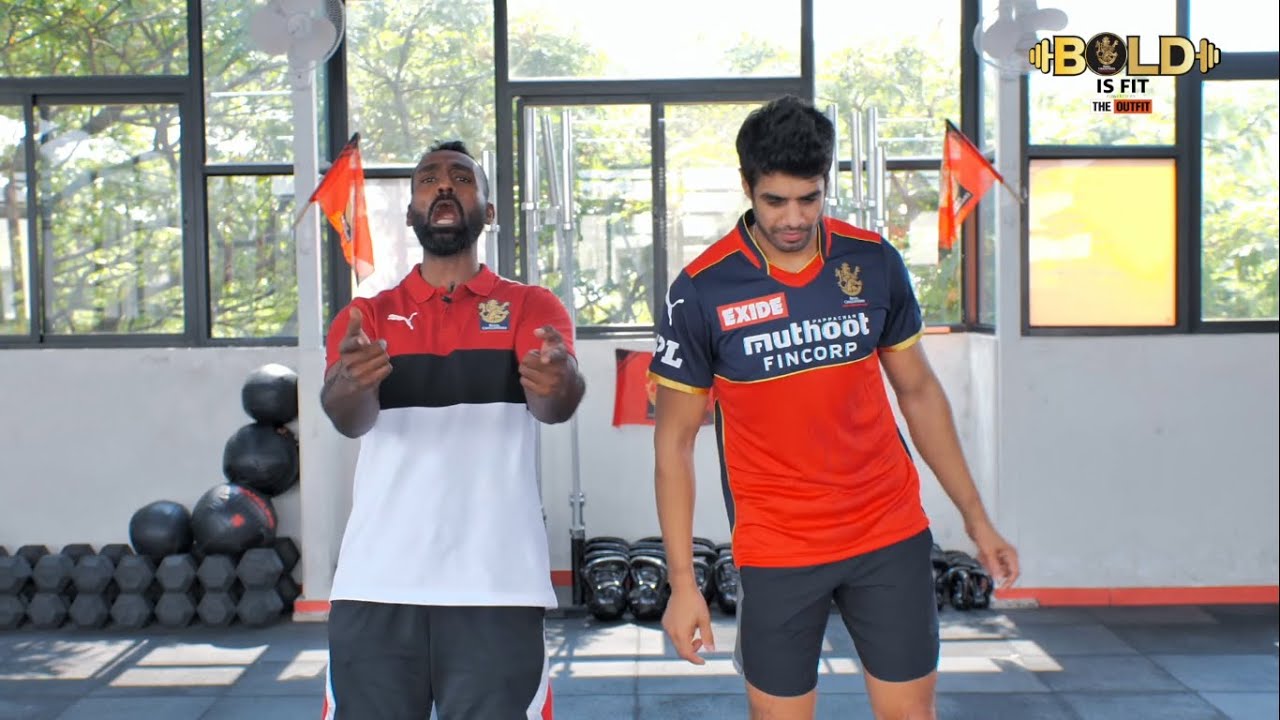 RCB 50-Day no equipment, home workout Core Series: Day 16