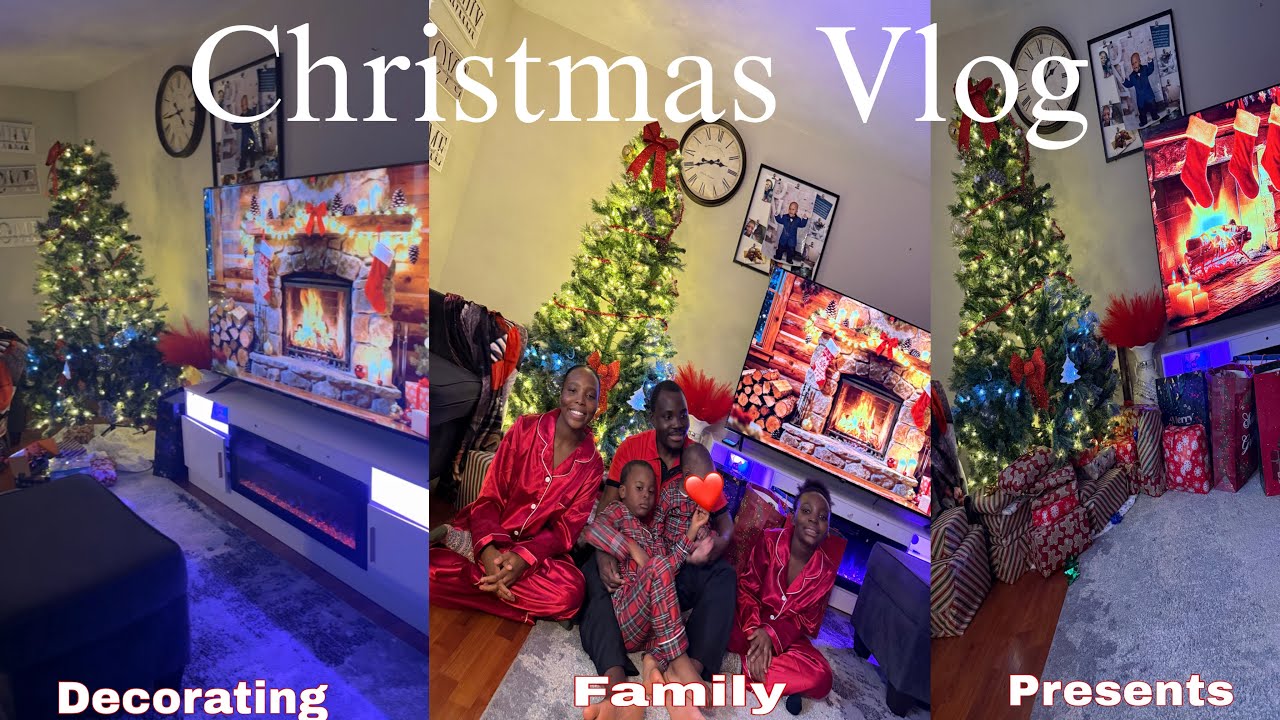 CHRISTMAS VLOG!| gift wrapping, family time, opening presents, etc! 
