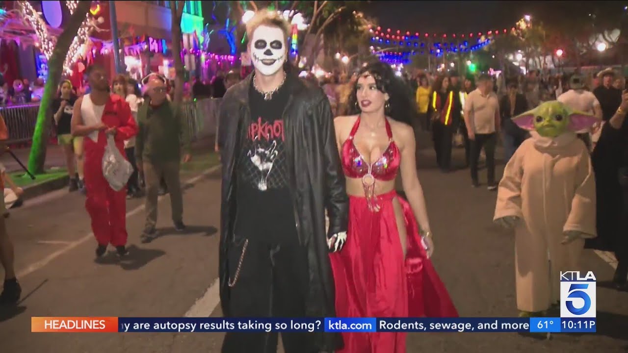 Revelers take over the streets for West Hollywood's Halloween Carnaval 2025
